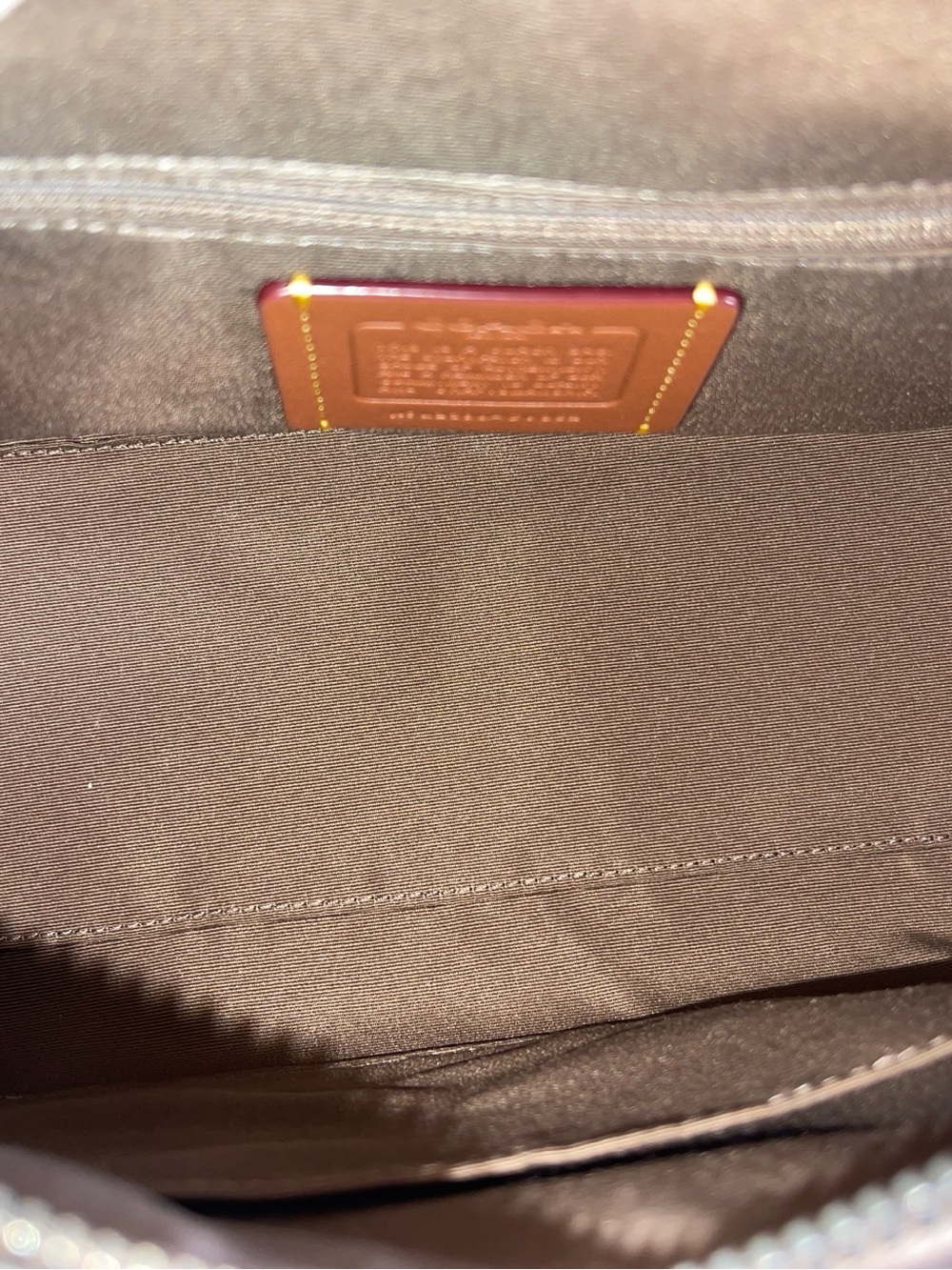 NWT Coach Rowan Satchel in Dark Stone - Picture 8 of 9